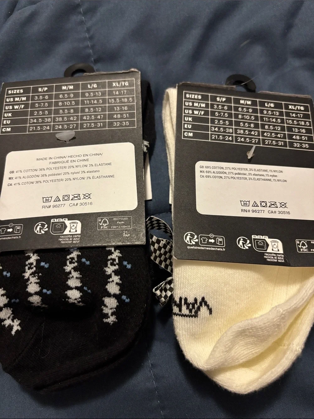 Girls vans half crew socks size 3.5-6